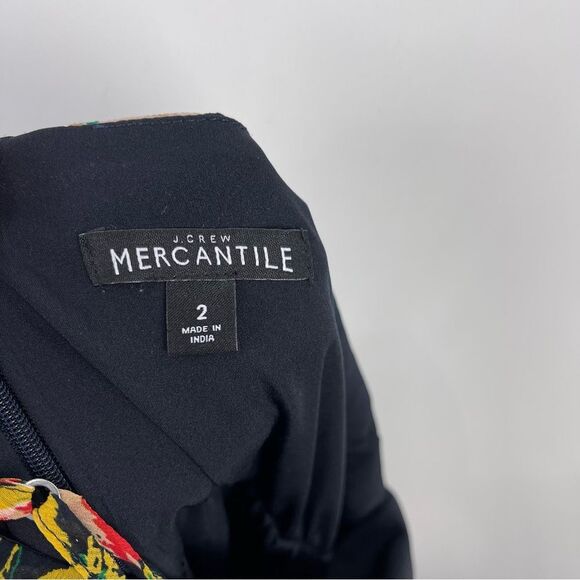 J. Crew Mercantile Floral Print Sleeveless Tiered Maxi Sun Dress Women's Size 2 - Picture 7 of 10